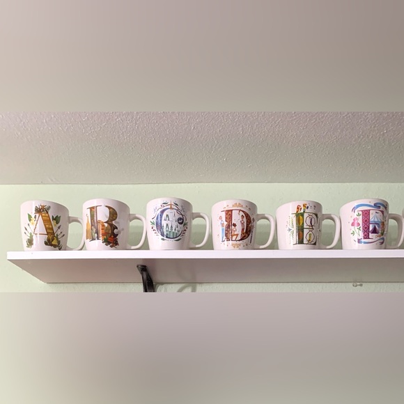 Disney Parks ABC Coffee Mugs Tea Cups Complete Collection Walt Disney World New - Picture 1 of 6